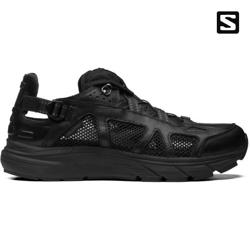 Tenis Salomon Techsonic Couro Advanced Masculino Pretas | PT G62578